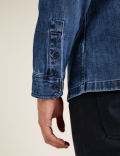 Denim Utility Overshirt