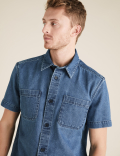 Denim Utility Shirt