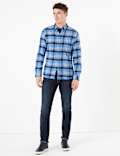Pure Cotton Check Flannel Shirt