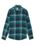 Pure Cotton Flannel Check Shirt