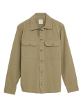Pure Cotton Garment Dyed Overshirt