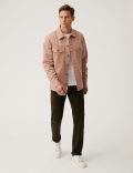 Pure Cotton Utility Overshirt