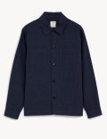Linen Blend Overshirt