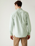Pure Cotton Striped Oxford Shirt