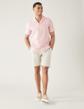 Pure Cotton Seersucker Cuban Collar Shirt