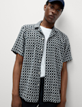 Cotton Rich Jacquard Shirt