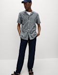 Cotton Rich Jacquard Shirt