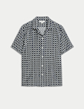 Cotton Rich Jacquard Shirt