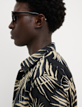 Regular Fit Cotton Blend Short Sleeve Shirt