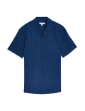 Easy Iron Pure Cotton Seersucker Shirt