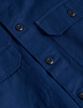 Pure Cotton Utility Overshirt