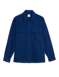 Pure Cotton Utility Overshirt