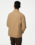 Pure Cotton Utility Overshirt