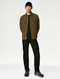 Pure Cotton Utility Overshirt