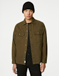 Pure Cotton Utility Overshirt