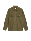 Pure Cotton Utility Overshirt