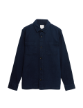 Pure Cotton Waffle Overshirt