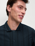 Regular Fit Cotton Rich Short Sleeve Shirt