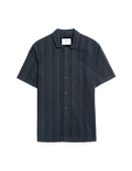 Regular Fit Cotton Rich Short Sleeve Shirt