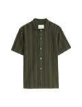 Regular Fit Cotton Rich Short Sleeve Shirt