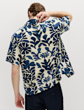 Pure Cotton Floral Short Sleeve Shirt