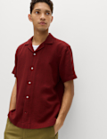 Pure Cotton Textured Shirt