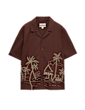 Regular Fit Embroidered Short Sleeve Shirt
