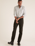 Regular Fit Brushed Cotton Checked Shirt