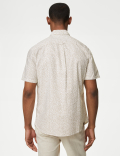 Easy Iron Pure Cotton Print Oxford Shirt