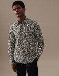 Cotton Rich Floral Shirt