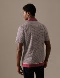 Cotton Rich Border Print Shirt