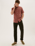 Easy Iron Pure Cotton Pindot Shirt