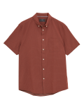 Easy Iron Pure Cotton Pindot Shirt