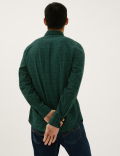 Pure Cotton Check Oxford Shirt