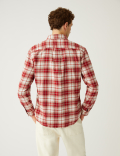 Flannel Brushed Cotton Check Shirt
