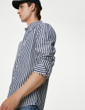 Pure Cotton Striped Shirt