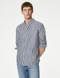 Pure Cotton Striped Shirt