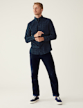 Pure Cotton Corduroy Check Shirt