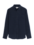 Pure Cotton Corduroy Check Shirt