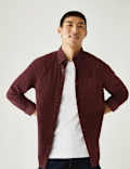 Pure Cotton Corduroy Check Shirt