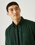 Pure Cotton Corduroy Check Shirt