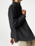 Pure Cotton Corduroy Check Shirt