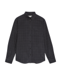 Pure Cotton Corduroy Check Shirt