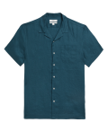 Linen Rich Cuban Collar Shirt
