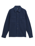 Cotton Rich Denim Overshirt