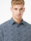 Geometric Print Relaxed Fit Shirt