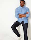 Pure Linen Shirt with Pocket