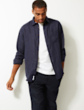 Pure Linen Shirt with Pocket