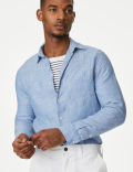 Pure Linen Slim Fit Shirt