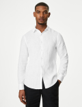 Pure Linen Slim Fit Shirt